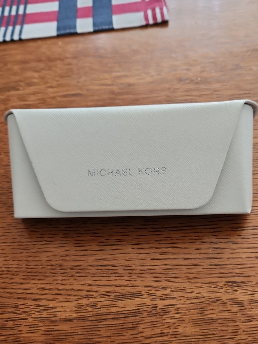 Michael Kors Eye Glass Case - Off-White